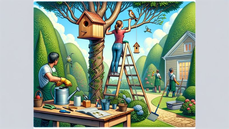 Tipps zur Installation und Pflege deines Kupferdach-Vogelhauses