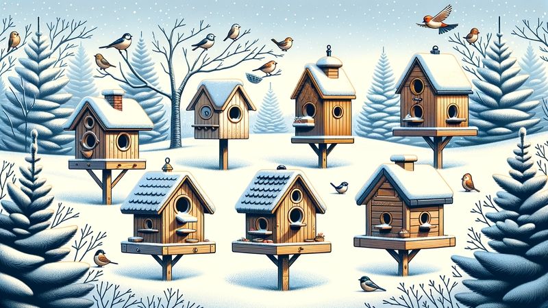 Vorzüge verschiedener Vogelhaus-Modelle im Winter