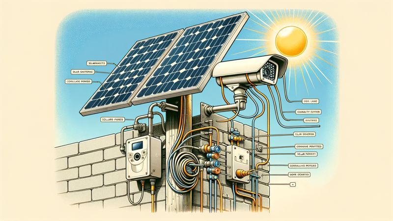 Wie funktionieren Überwachungskameras mit Solarbetrieb?
