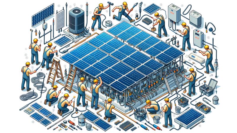 Wie installiert und wartet man 400 Watt Solarpanels?