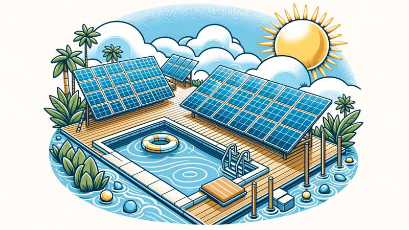 Wie Solarpanels deinen Pool effizient beheizen