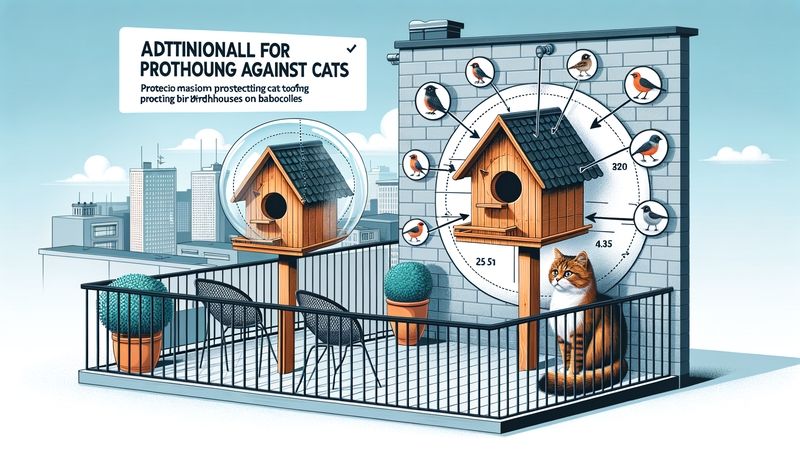 Zusätzliche Tipps zum Schutz von Vogelhäusern auf Balkonen